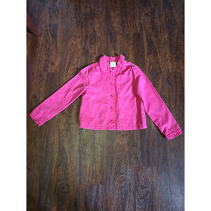Crazy 8 Pink Lightweight Coat Jacket size Large 10/12